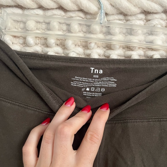 TNA XXS Brown Biker Shorts - Picture 5 of 5